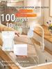 Thin Cotton Filter Bags 100 Count with 10 Extra Ties for Multipurpose