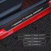 AAAL1 Carbon Fiber Car Sticker Door Trunk Protection Strip Anti-scratch Decal for