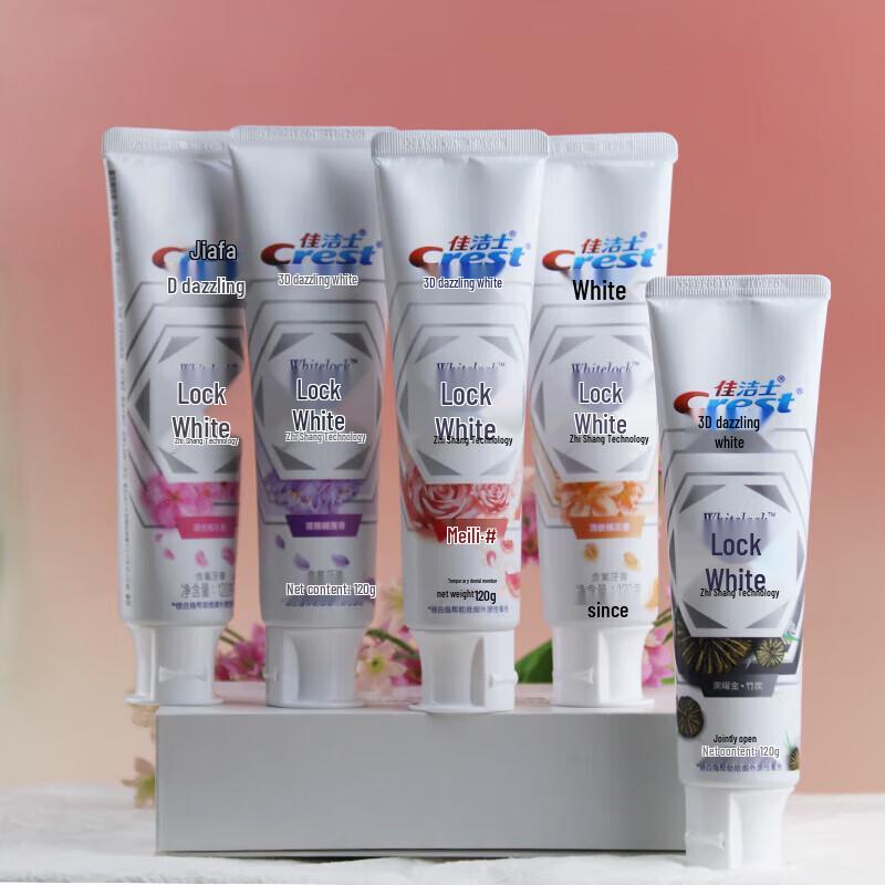 Crest Lock White Supreme Toothpaste Duo Pack