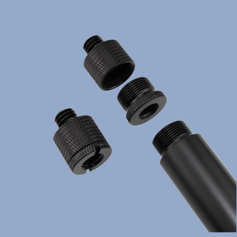 8pcs/set  1/4,3/8 Male To 5/8 Female Microphone Stand Fixing Screw Adapter Mic Stand Thread Adapter Set