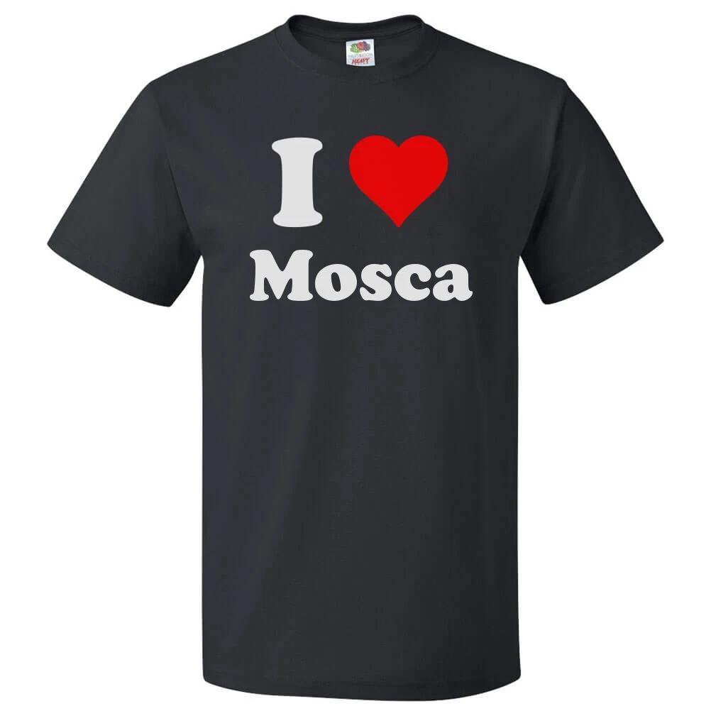 I Heart Mosca T-shirt - I Love Mosca Tee M