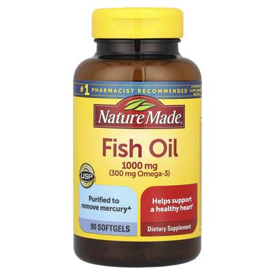 Fish Oil, 1,000Mg, 90 Softgels