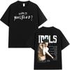 Yungblud IDOLS The World Tour 2026 Merch T Shirt Mens Women Hip Hop Tshirts Casual Cotton Oversized Gothic Punk Loose TShirts