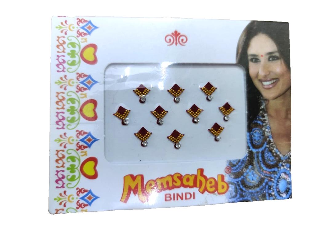 @ Indian Traditional Red Bindi Wirh Stone For Women Zr-8077-60%Off