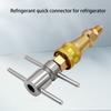 Refrigerator Quick Connector 1/4 Inch Fridge Quick Coupling Metal Quick Connector for Cooling System & High Pressure Washer
