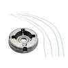 Trimmer Head Fit for Grass Trimmer Spool Weeding Eater String Lawns Mower Trimmer Head Replacement with Mowing Line