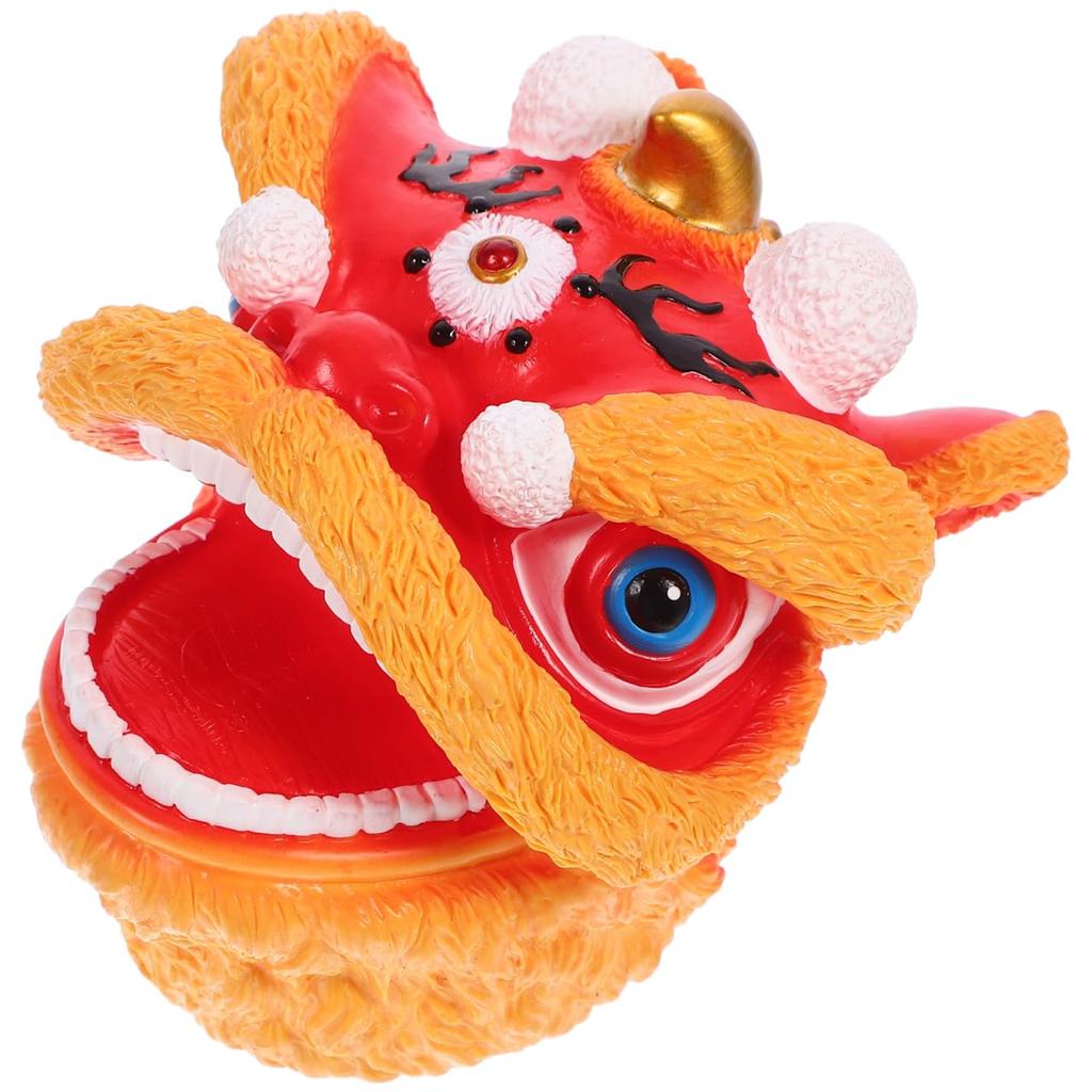 INOOMP Hand Puppets, Lion Dance Hand Puppets, Toys for Kids, Storytelling Animal Hand Puppets, Chinese Style