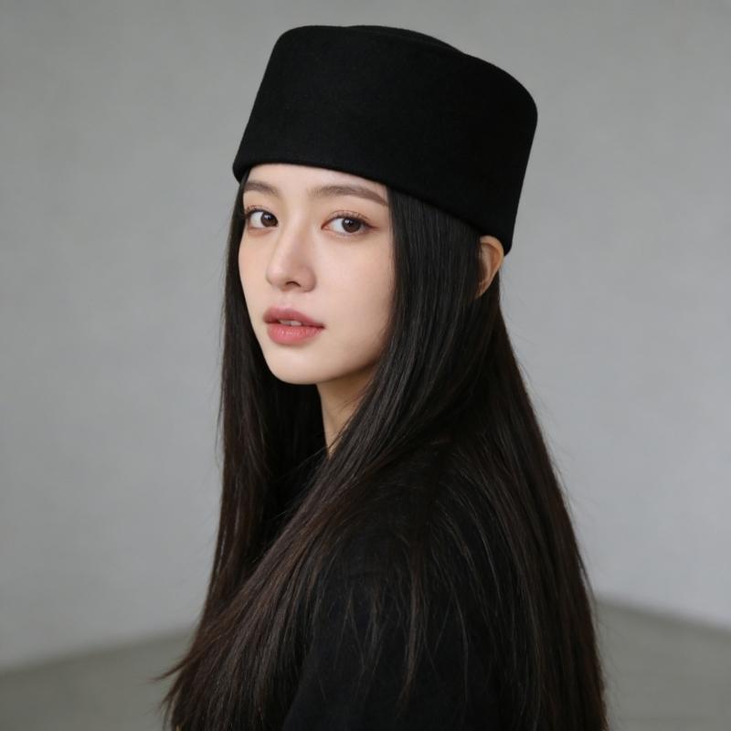 Classical Round Top Derby Hat Soft Wool Bowler For Women Formal Occasion Picnics Garden Parties And Commuting Needs