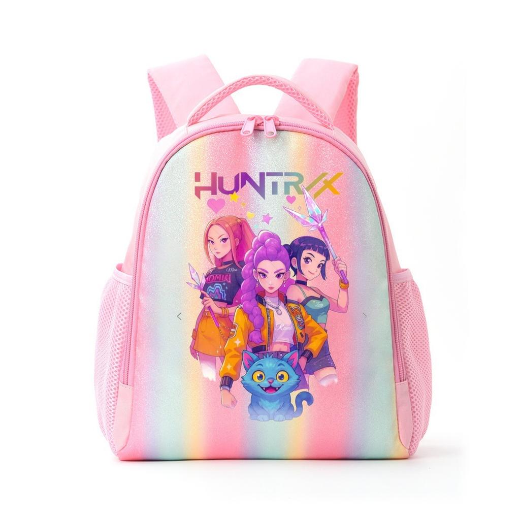 Hexenjäger Kinderrucksack Grundschüler Regenbogen Schultasche Kinderrucksack Reise Leichter Freizeitrucksack