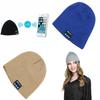 Cozy Bluetooth Beanie Hat With Built-in Speakers And Microphone For Music And Calls