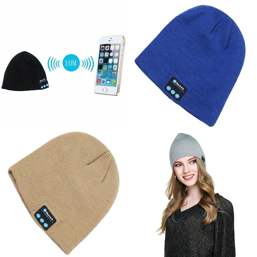 Cozy Bluetooth Beanie Hat With Built-in Speakers And Microphone For Music And Calls