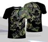 T-shirt Streetwear 3D Teschio Teschio Maglietta Costumi Poliestere