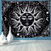 RSINC Tapestry Wall Hanging Sun Moon Tarot Cotton Handmade Printed A,84x54 Inch B0CV146GRB