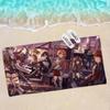 Japan Anime Sword Art Online Beach Towel Colorful Bath Towels for Girl Microfiber Quick Dry Sand Free Beach Yoga Spa Gym Pool