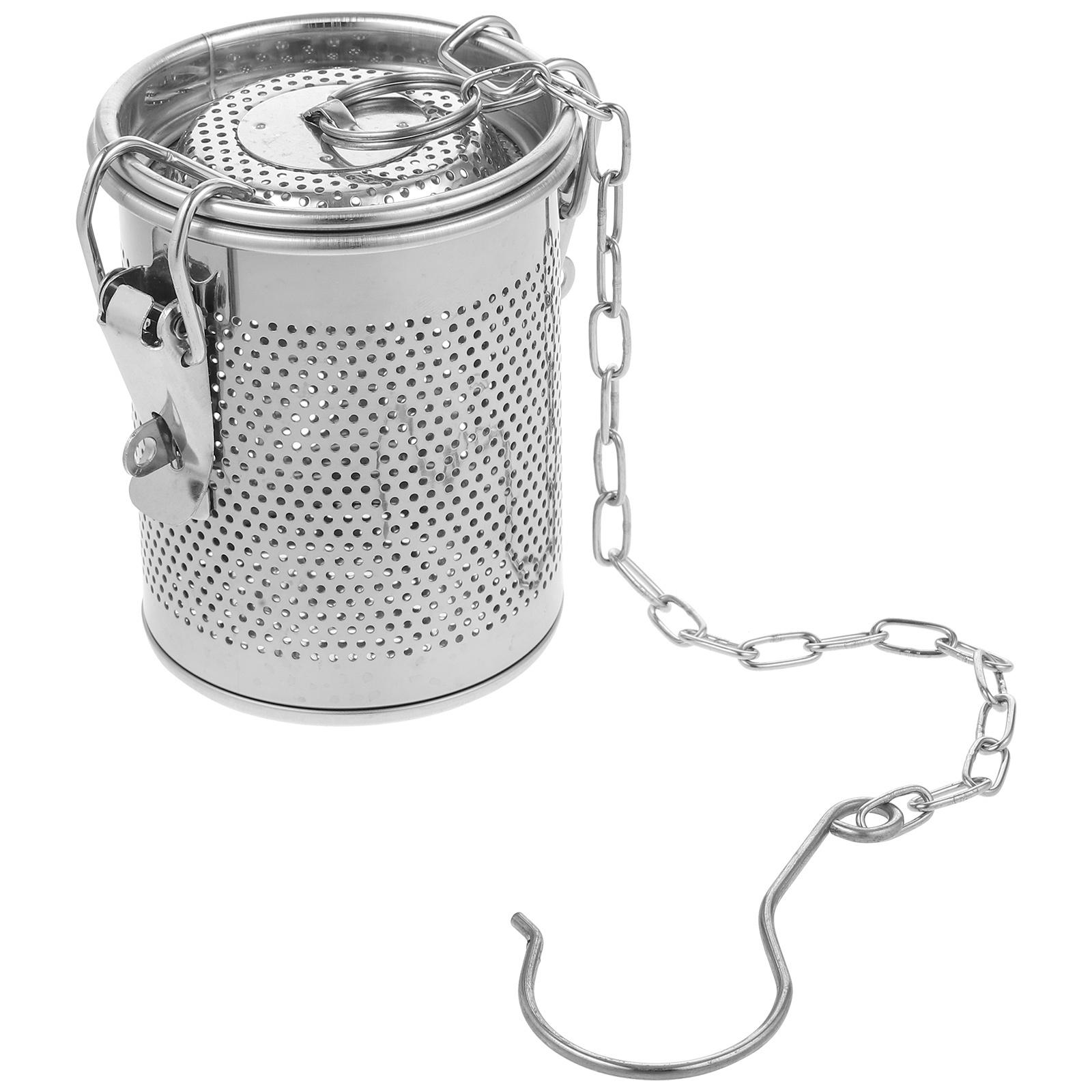 

Halu Lan Stainless Steel Seasoning Infuser For Soup Brine Stewed Strainer Kitchen Accessories Pot Stewed Steeper Tea 9X8X7CM