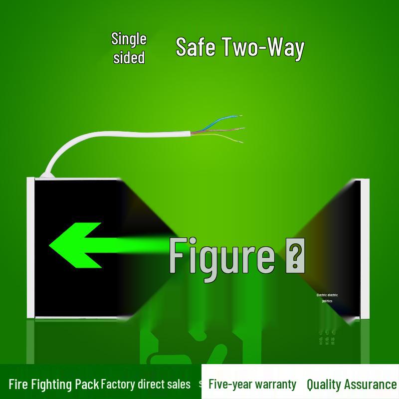 LED Emergency Exit Signs & Lights for Fire Evacuation