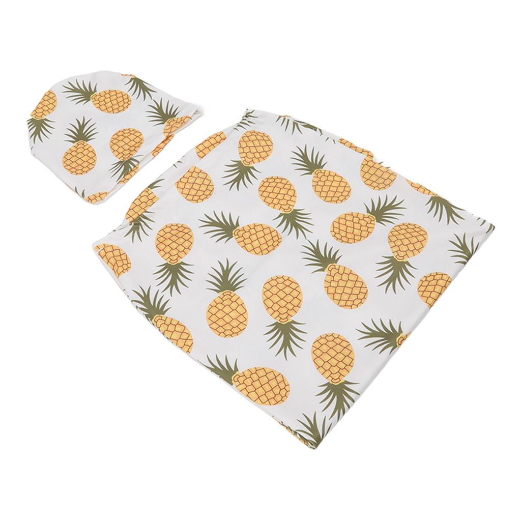 Swaddle Sack Soft Elastic Anti Startle Baby Swaddle Blanket Hat Set Newborn Wrap Baby Hat Set for 0