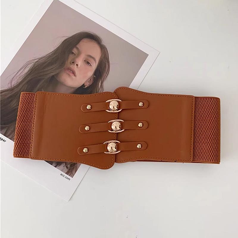 Elastic Wide Corset Belts For Women Waist Plus Size Belt Female Dress Waistband Big Stretch Cummerbunds Clothes Accessory