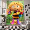 Wall TapestryDie Biene Maja Art Hanging Cloth Decorative Background Cover for Room Decoration