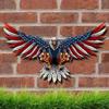American Eagle Metal Wall Art - Indoor Hanging Ornament Figurine Craft