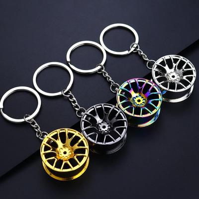 Hochwertiger Zinklegierung Auto-Rad Schlüsselanhänger Anhänger – Anpassbares Logo Geschenk Handarbeit