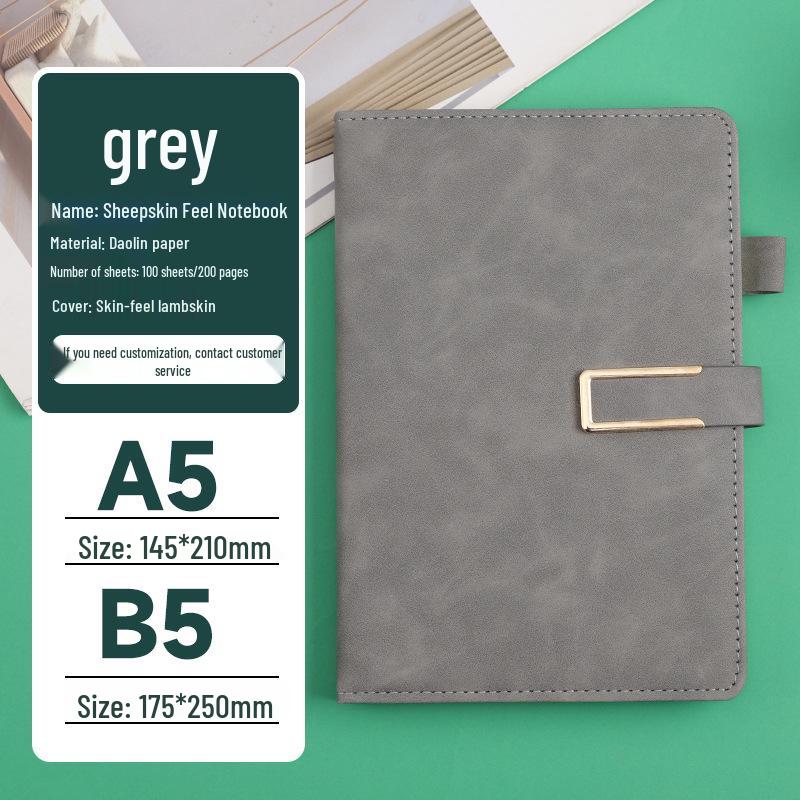 A5 Custom Logo Business Notepad Set with Magnetic Buckle