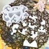 Desk Ornament Mould Flexible Silicone Mold for Love Heart Puzzle Shaped Decoration Gypsum Mold Jewelry Making Supplies