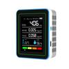 5 in 1 Indoor Air Quality Monitor Portable Detector Accurate CO2 TVOC HCHO Temperature & Humidity Air Quality Tester