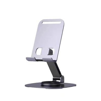 Universeller 360° drehbarer Metall-Telefon- & Tablet-Ständer - Anti-Wackeln, Tragbar, Faltbarer Desktop-Halter für Live-Übertragungen