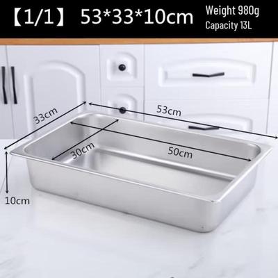 SIFAR 304 Stainless Steel Gastronorm Food Pan