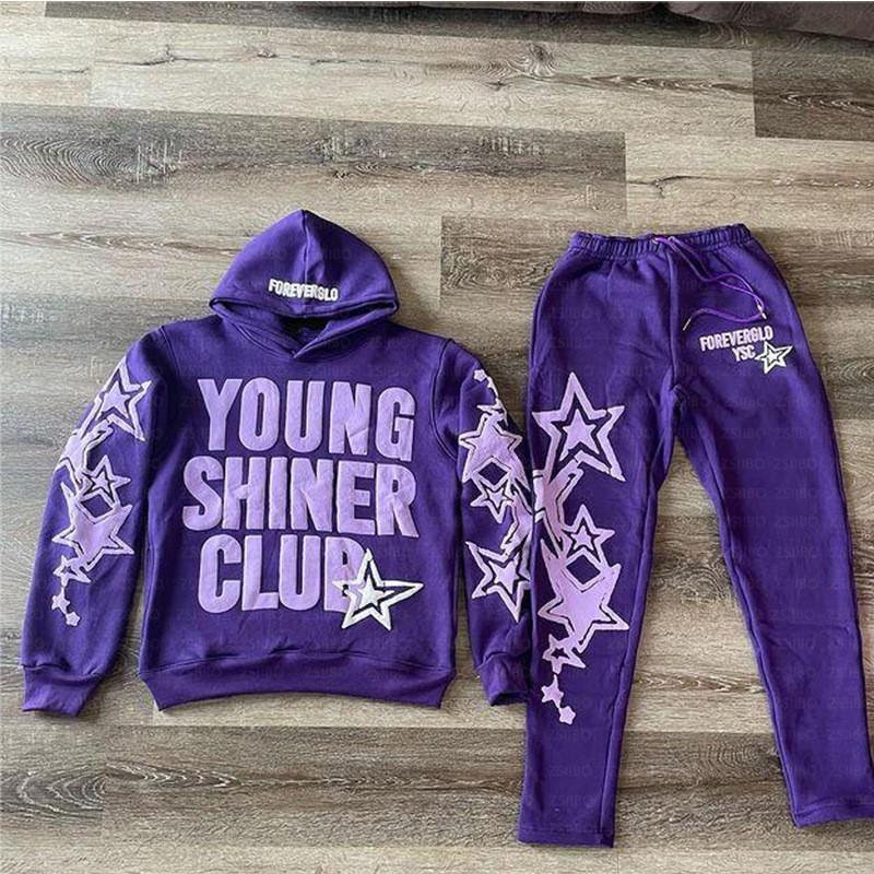 Gothic Hip Hop Hoodie 3D Star Letter Print Streetwear Unisex Casual Pullover