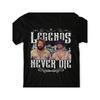 Herren Bud und Terence Anime T-Shirt - Legends Never Die Rundhals Freizeitshirt mit Aufdruck Geeignet für Fans, Maschinenwaschbar, Ganzjahreskleidung,