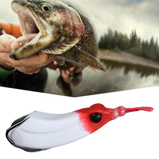 Lure Bait Double Hooks Jigging Wobblers Wear-resistant Simulation Soft Prevent Escape 17g 7cm