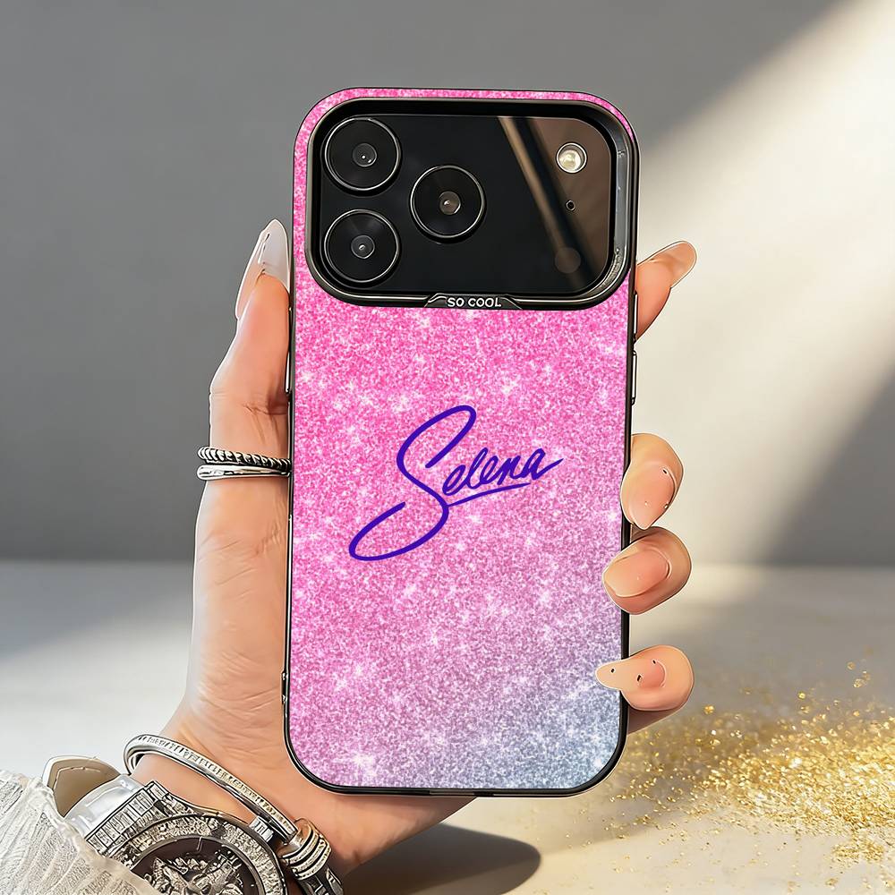 Singer S-Selena Q-Quintanilla 90S Phone Case For iPhone17 16 15 14 13 12 Pro Max Grey Black Matte Laser Metallic Aurora Funda iPhone16