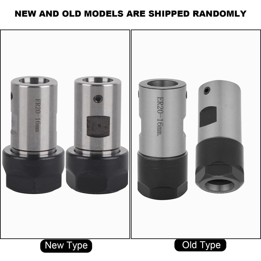 ER20 Collet Block Chuck Holder for Dollar Motor Feet Clamp Tool Bar C25-NER20-50L Collet Holder Set (EBuafcob24pg-05)