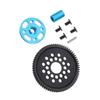 Steel Gear Set 68T Replacement Part Accessory High Speed Gear Kit for Tamiya TT 02 RC Cars