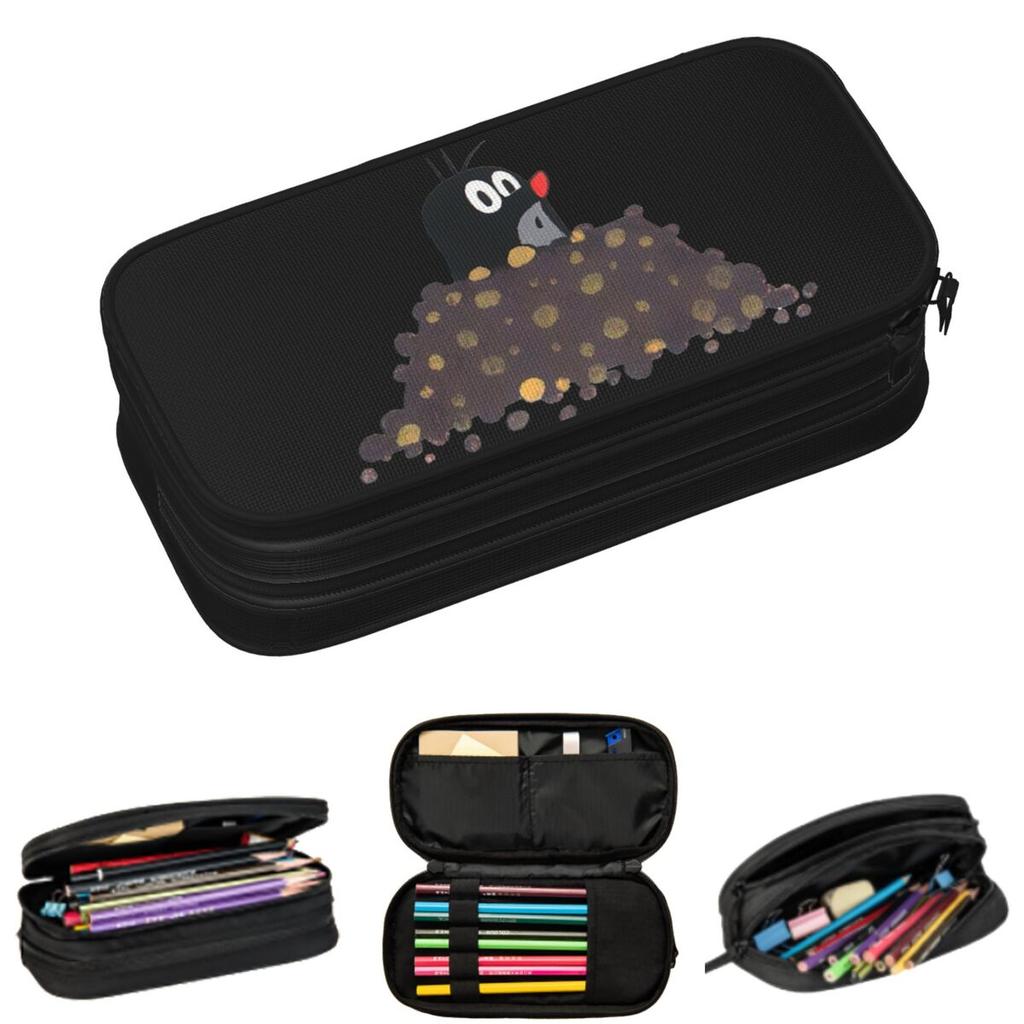Mole Happy Krtek Pencil Cases for Student Gifts Pen Box Pencil Bag Big Capacity Pencil Pouch