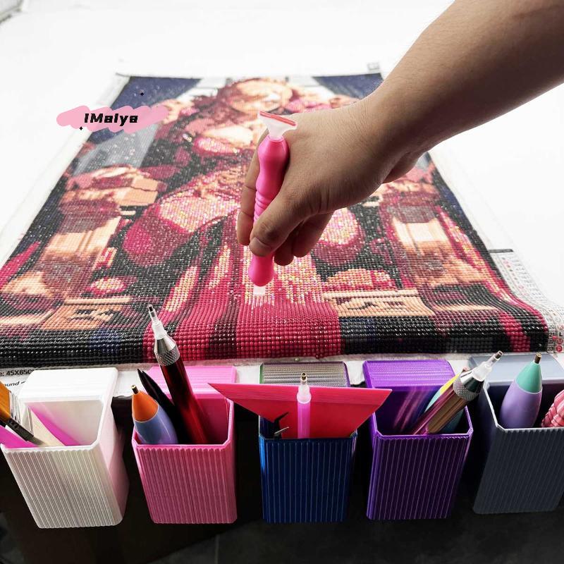 Clip-On Desk Edge Pen Holder And Organizer Easy Installation No Screws Required for Home And Workplace Organization