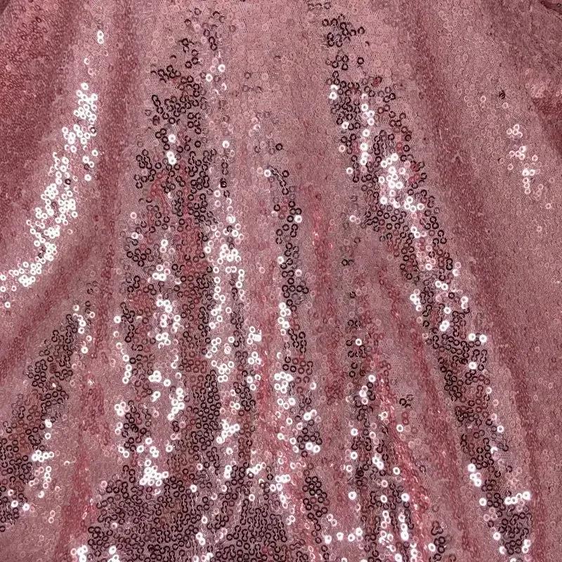 Breite 130x100cm Paillettenstoff 3MM Funkelndes Roségold Silber Glitzerstoff für Kleidung Bühne Party Hochzeit DIV Dekoration Nähen