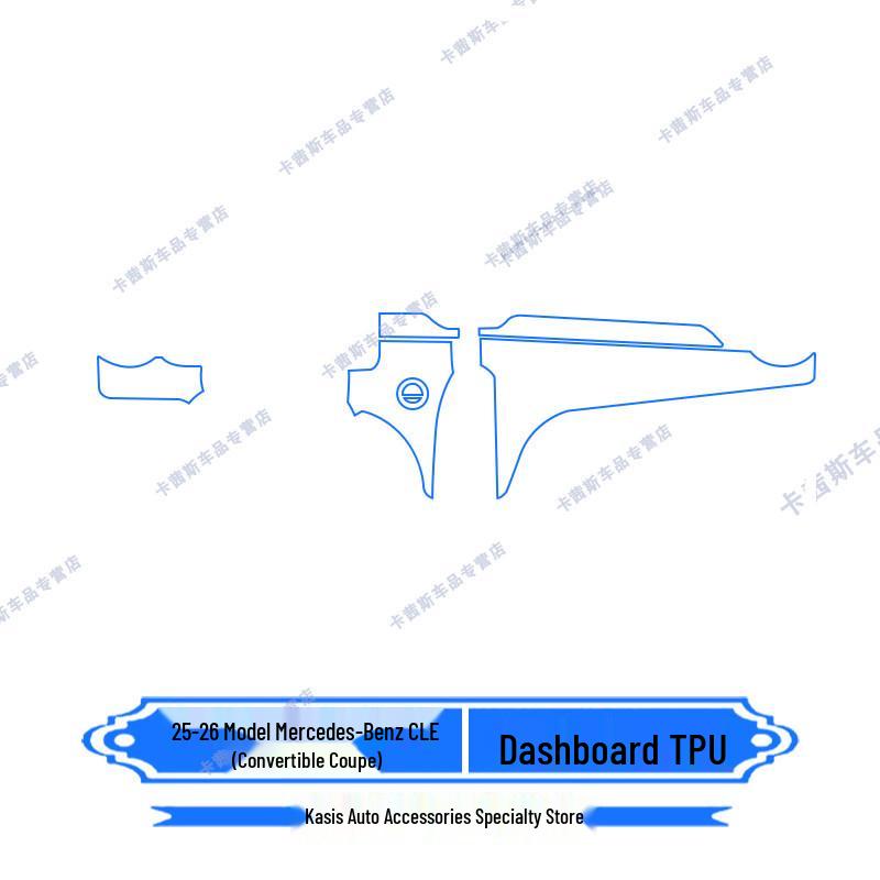 Mercedes-Benz CLE 25-26 Model Navigation Screen & Console Film Decoration Set