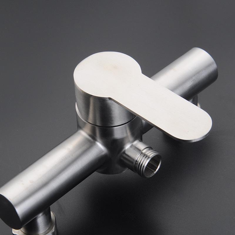 Concealed 304 Stainless Steel Shower Faucet with Mixing Valve