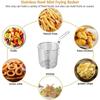 1 szt. Koszyk do głębokiego smażenia ze stali nierdzewnej 304 Koszyk do serwowania frytek Filtr do frytkownicy Trwałe sitko Siatka