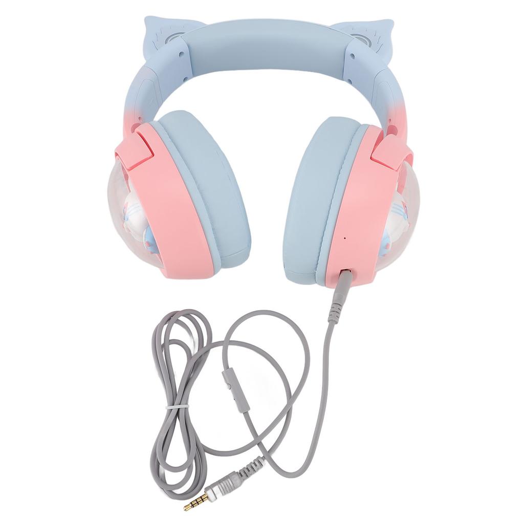 2.4GHz Wireless Gaming Headset Lossless Sound USB Type C BT 3.5mm Headphone for Laptop Phone