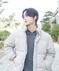 Basic House Daily Wellon Padded Jumper Light Gray Lzpj7101