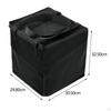 Vinyl Record Storage Bag 29.8x30.5x32.5cm Large Capacity Fits 12'' Collection for Travel and