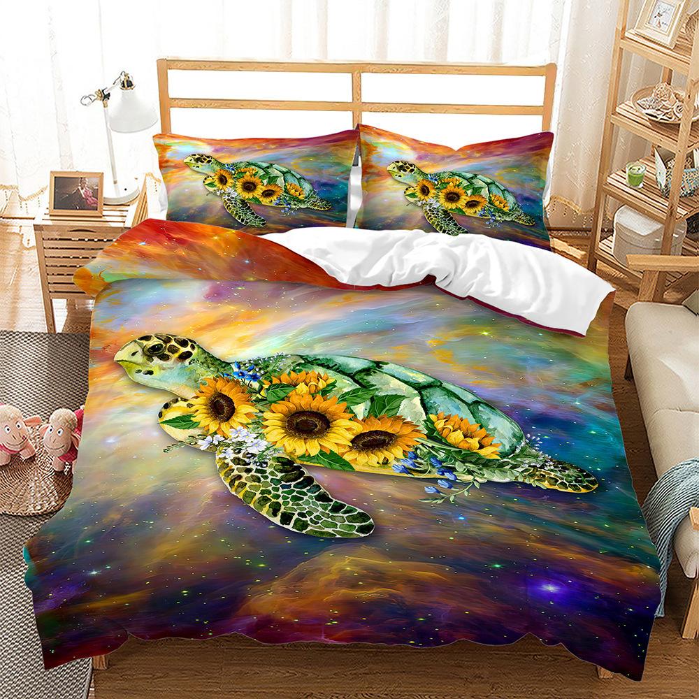 Fashion Technology Printing, 3D Digital Printing, Bedding, Duvet Covers, Pillowcases, Three-piece Sets