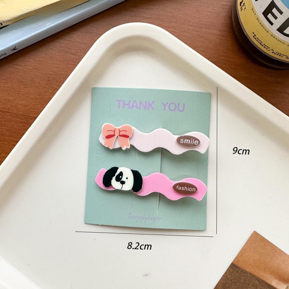 Cute Cartoon Animal Hairpin Sweet Student Bangs Side Clip Headgear Girls Women Headwear Hair Styling Tools Accessories