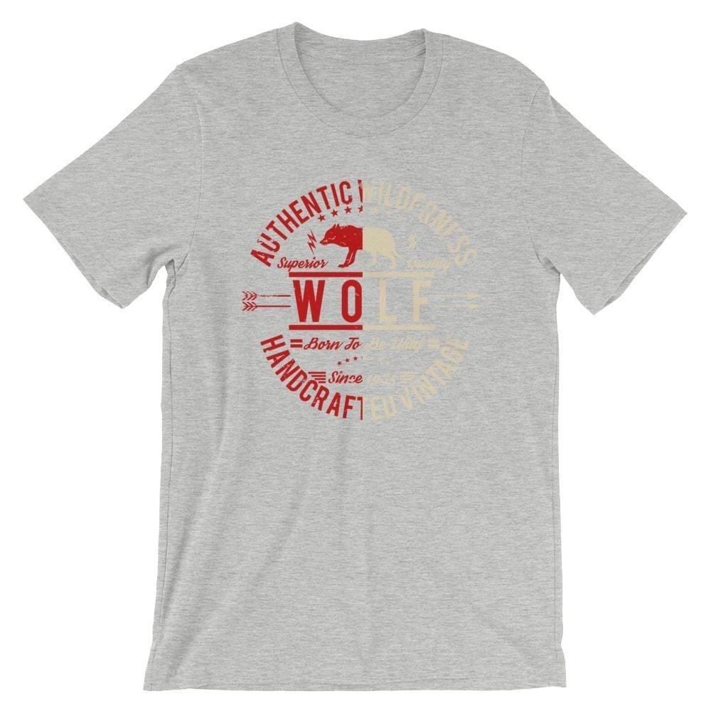 

Wolf T-Shirt. 100% Cotton Premium Tee NEW L