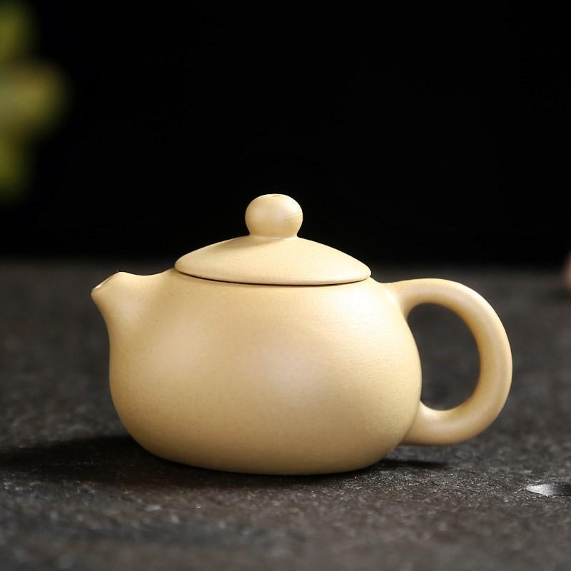 קומקום אצבע מחימר סגול חיית תה סט תה כיס קטן קישוטים אביזרי תה קישוט שולחן תה בוטיק