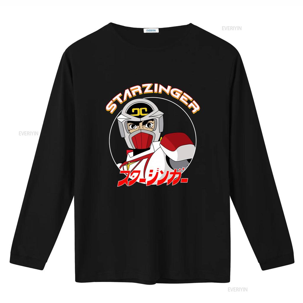 Starzinger Retro Japanese Sci Fi Space Opera Animated T Shirt for Unique Design vintage Washed Soft Stretched Unisex streetwear